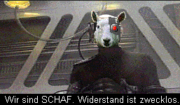 Wir wollen Dich assilimil...h ..mit Dir zusammen grasen.